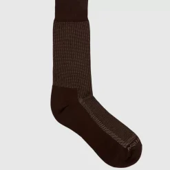 Pindot Knit Blend Men's Sock